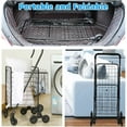 thumbnail image 5 of Folding Shopping Cart, Heavy-Duty Stair-Climbing Grocery Cart with 360° Swivel Wheels - Extended Foam Handle - Utility Trolley for Laundry, Travel, Shopping, 5 of 8