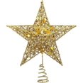 thumbnail image 1 of Tupa Glitter Metal Estrella en forma de árbol de Navidad para decoración navideña, 10 pulgadas, 1 of 1