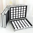 thumbnail image 2 of Aluminum Alloy Box - Foam Insert Tray for Gem Jar Jewelry Display Organizer Bead Storage Box - Multicolor, 4cm, 2 of 8