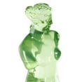 thumbnail image 5 of 6" x 18" Green Resin Tinted Woman Sculpture, by DecMode, 5 of 9