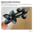 thumbnail image 3 of unbranded 3Ud Clips Para El Franceses Negros Con De Flor Para Peinados Y, 3 of 8