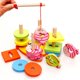 thumbnail image 3 of Juguete Magnética de Apilamiento de y Geometría Multicolor de Imaginación para Niños CUTICAT Juego de pesca de columna para niños, 3 of 8