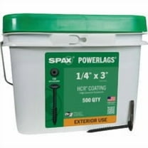 SPAX PowerLags Exterior Structural Lag Screw - Washer Head, HCR Coating - 1/4 In. x 3 In.