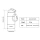 thumbnail image 4 of Llavero Linterna Carga USB Bolsillo Antorcha Accesorios Pesca (gris), 4 of 4