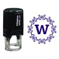 thumbnail image 1 of Printtoo Alphabet W Monogram Octagon Celtic Swirl Frame Self Inking Rubber Stamp Office Stationary, 1 of 7