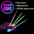 thumbnail image 6 of SYNCFUN 300 Pcs Glow Sticks Bulk, 8" Glow in The Dark Neon Party Supplies, Glow Bracelets and Necklaces Party Pack, 6 of 11