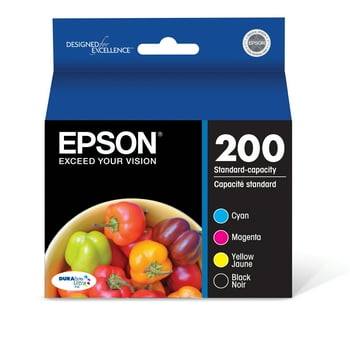 EPSON T200 DURABrite Ultra Genuine Ink Standard Capacity Black & Color Cartridge Combo Pack