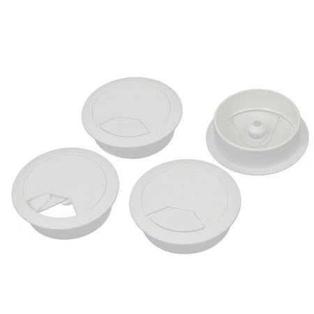 - Uxcell 53mm Dia. Plastic Cable Hole Cover Grommet White for Home Office Computer Desk (4-pack)