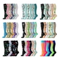 thumbnail image 2 of Compression Sock Combo Set: Sports Thigh-Highs, Yoga Socks, Compression Socks, and Calf Sleeves, 2 of 5
