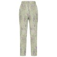 thumbnail image 4 of Mefallenssiah Mode Femmes Pantalon Décontracté Imprimé Floral Élastique Ample Jambe Large Droite, 4 of 4