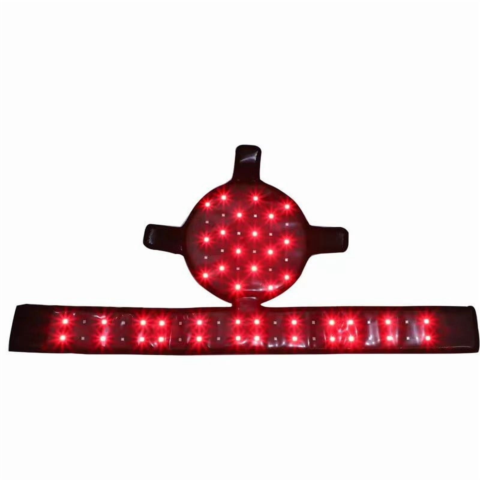 Multi-Purpose Red Light Wellness Wrap for Body Relaxation, 3-in-1 Flexible Wearable System for Head, Back and Joints, Soothing Warmth Device
