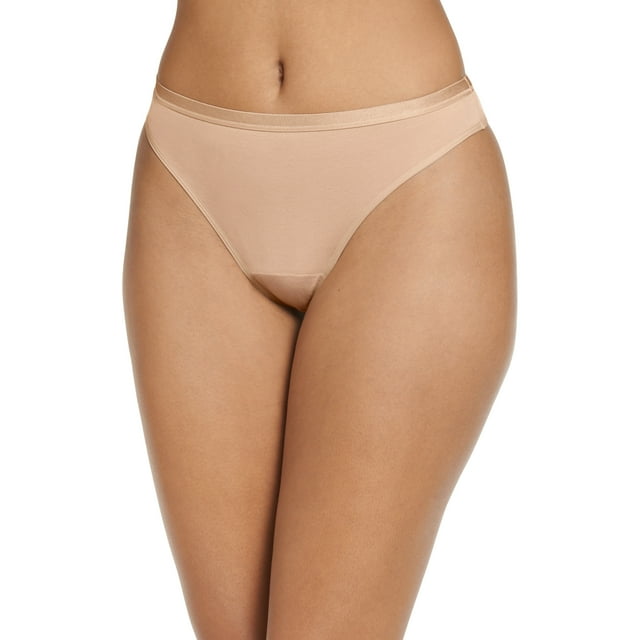 Jockey Culotte String pour Femmes Worry Free en Coton Extensible à Absorption Légère
