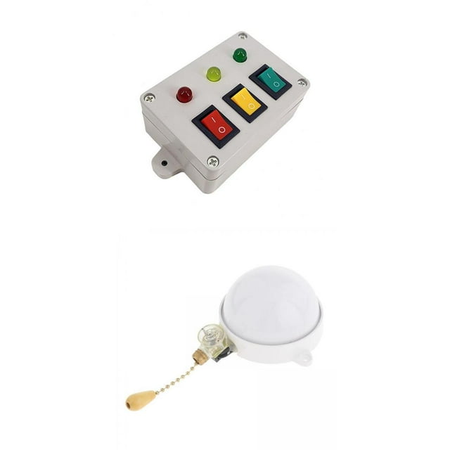 Milaget 2pcs DIY Busy Board Kit Material Traffic Light With Switch Montessori Toy