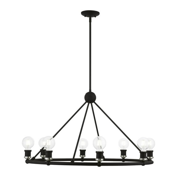 Livex Lighting - Lansdale - 8 Light Chandelier In Transitional Style-22.75