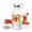White, variant on Portable Blender for Shakes and Smoothies with 11.83 Oz Travel Cup and Lid,Durable Stainless Steel Blades for Juice Blending Performance, Black