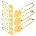 thumbnail image 4 of 10 piezas de queso colgante encantador llavero con llavero chaqueta de llaves decoración colgante, 4 of 7