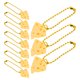 thumbnail image 4 of 10 piezas de queso colgante encantador llavero con llavero chaqueta de llaves decoración colgante, 4 of 7