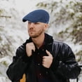 thumbnail image 6 of Newsboy Hats for Men Flat Cap Cotton Adjustable Breathable Irish Cabbie Ivy Driving Hunting Hat, 6 of 7