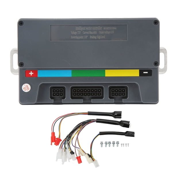 Electric Motorcycle Sine Wave Controller,EM50SP 3960W Electric Motorcycle Motor Controller Kit ECU Sine Wave Controller Reliable and Durable