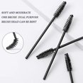 thumbnail image 4 of Paquete de 100 cepillos desechables para rímel de pestañas para extensión de pestañas y maquillaje (negro) (hy), 4 of 4