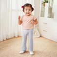 thumbnail image 3 of Fozruso Girls Casual School Pants Girls' Spring And Autumn Solid Color Woolen Warm Pants Sizes 5-6 Years, 3 of 6