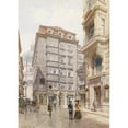 thumbnail image 3 of Richard Moser 14x18 Black Modern Framed Museum Art Print Titled - Vienna Cloth Business Albert Hardt Freisingergasse (1923), 3 of 5