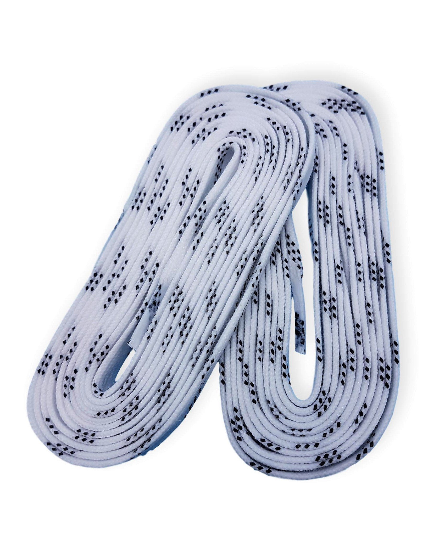 Hockey Laces Waxed - Hockey Skate Laces - One Pair - (White, 120