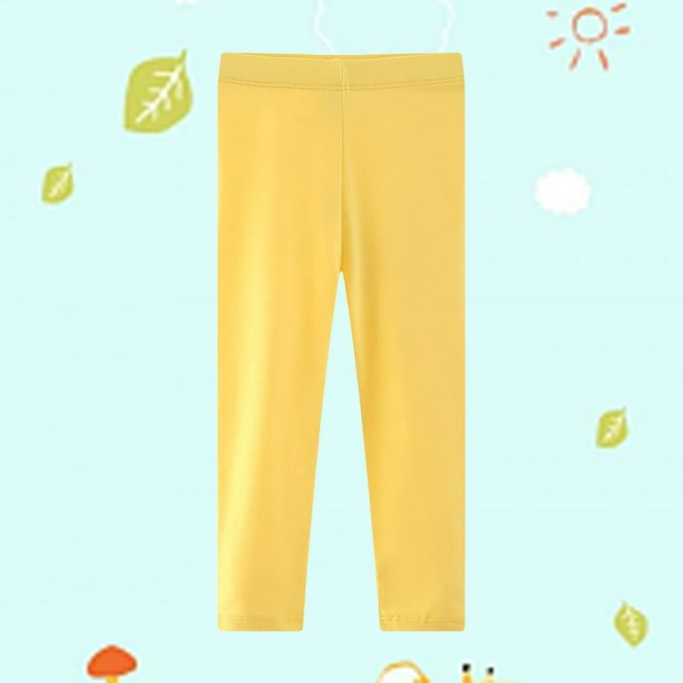 Aayomet Baby Girl Leggings Baby Pants Toddler Girl Ribbed Ruffle