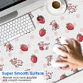 thumbnail image 2 of Long Mouse Pads for Desk,Pink Cow Strawberry Pattern Desk Mats on Top Of Desks, Desk Mouse Pad Extra Large with 3mm Non-Slip Base and Stitched Edge for Gaming,Office,Work,Home 47.3"x23.6", 2 of 6