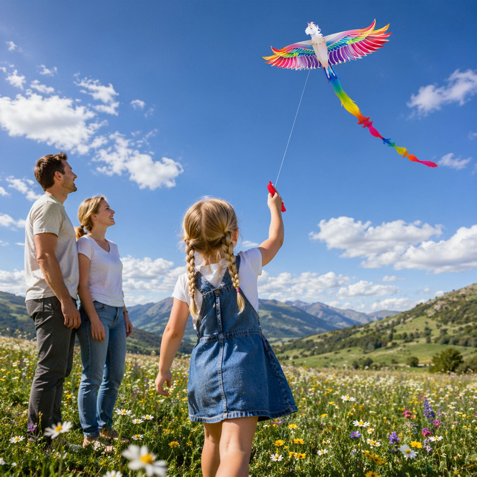 Wicked Kites Ready 2 Fly Pegasus 3D Pop-Up Ripstop Fabric Kite
