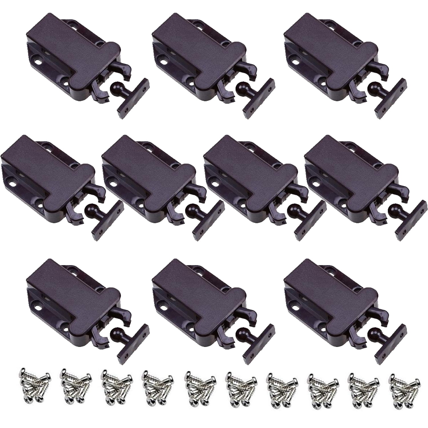 LANDGOO Touch Latches, Lock Drawer Catch, Safe
