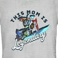 thumbnail image 2 of Junior's Voltron: Legendary Defender Legendary Mom  Graphic Tee Athletic Heather X Large, 2 of 3