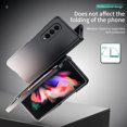 thumbnail image 6 of for Samsung Galaxy Z Fold 3 5G Case, with Glass Screen Protector & Hinge Protection Gradient Color Z Fold3 Phone Case Cover Women Men Hard Slim Thin for Galaxy Z Fold 3 Case (Black White), 6 of 7
