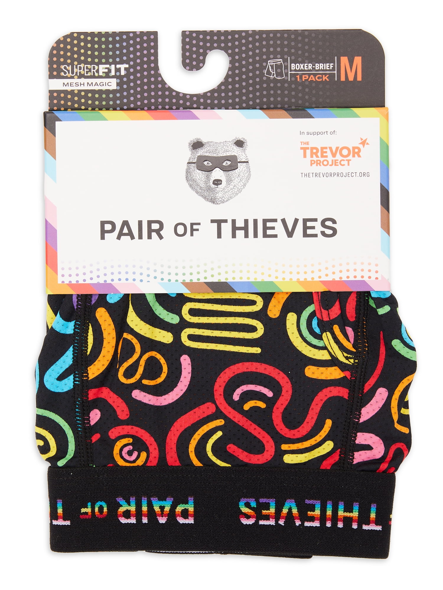 Pair of Thieves Men’s SuperFit Boxer Briefs, 1-Pack, Sizes S-3XL