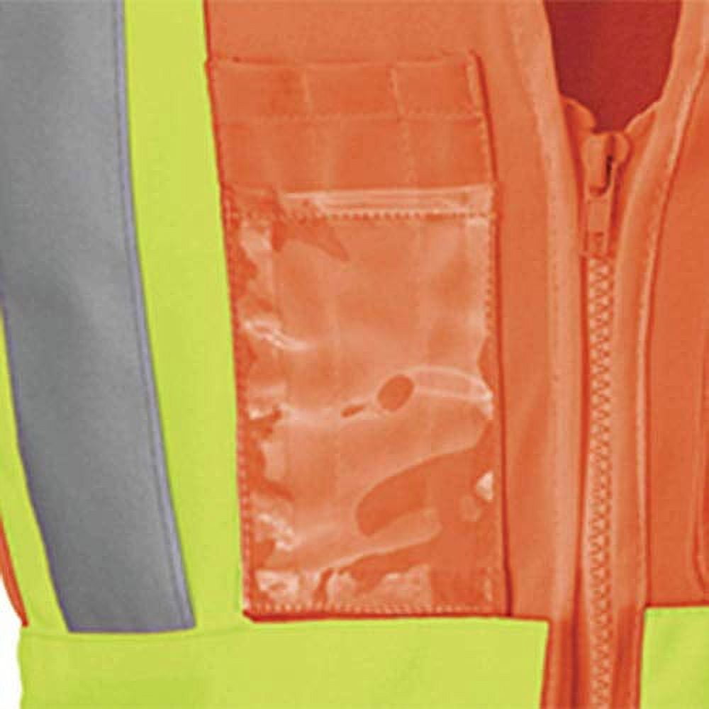 Pioneer Women's Custom Fit Hi-Vis Mesh Back Safety Vest  - Color:  Hi-Vis Orange  - Size: M