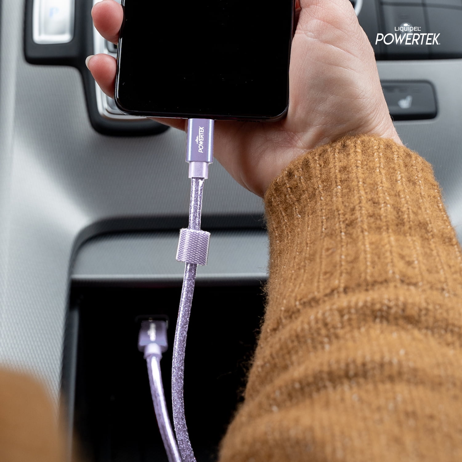 Liquipel Powertek Glitter Apple Lightning Cable