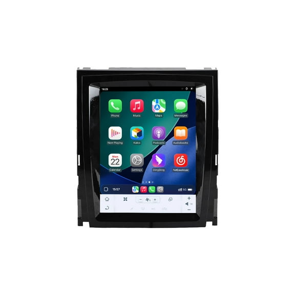 MOOKAKA 10.4 inch Carplay Screen/Radio/Multimedia Player for Cadillac Escalade 2007-2012 Universal Car Navigation/GPS Upgrade Headunit Android Display 1080P Touch Screen Receiver Replace System