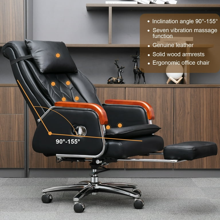 Cowhide rolling chair new arrivals