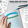 Star Right Bound Pack Paper Bullet Journal Set - Dotted Grid, 10 Pens ...