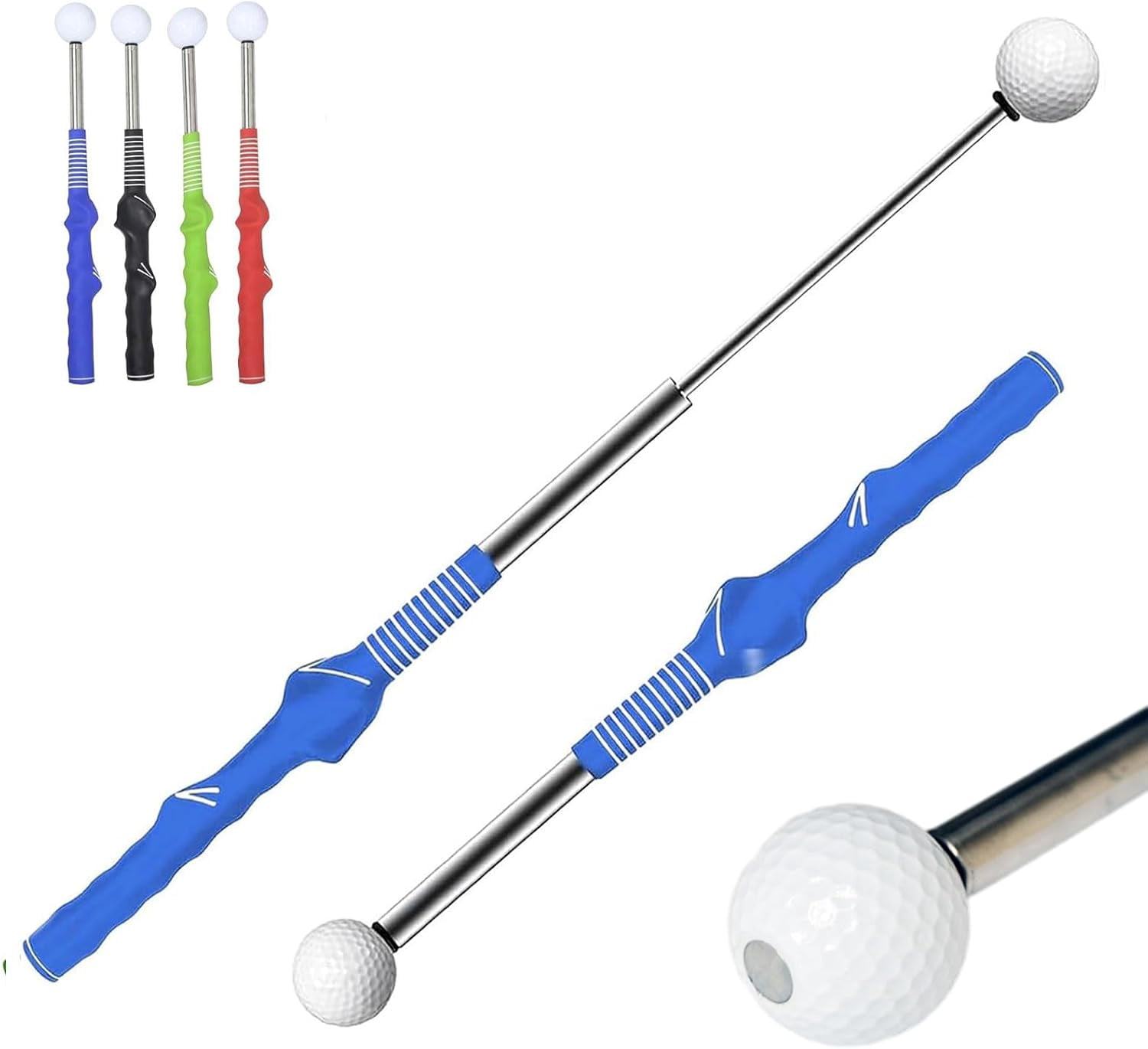 Molded Golf Grip Trainer In Telescopic Design For Beginners And Experts(Right Hand)