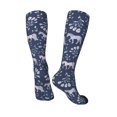 thumbnail image 2 of Knee High Socks for Men and Women, Cartoon Cute Horse Flowers_A Althletic Compression Socks, Support Long Tube Socks for Outdoor Sport, Calf Socks, High Stockings for Women Men, 2 of 7