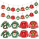 thumbnail image 2 of 48 piezas de colgantes para árbol de Navidad, adornos para suéteres, suministros navideños, 2 of 4