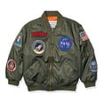 thumbnail image 1 of Poppi Street USA Space Brave NASA Bomber Jackets for Kids, 1 of 11
