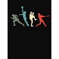 thumbnail image 2 of Camisetas para mujer, lindas camisetas con estampado gráfico, de manga corta, estilo casual, para veranoWomen's Fun Sports Graphic Tee - Casual Round Neck Short Sleeve T-Shirt with Playful Athlete P, 2 of 7