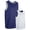 Purple/white, variant on Vision Reversible Basketball Jersey - BLACK,WHITE - S