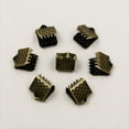 thumbnail image 3 of 750PCS 6mm Plated Ribbon Ends Fastener Clasps Textured Crimp End Clamps Cord Ends Buckles Zipper Clips DIY Jewelry Accessories, 3 of 8