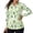 Tropical Palm Leaves, variant on Xoenoiee Jellyfish Fish Print Womens Golf Shirt Long Sleeve Polo Shirts Quick Dry Tennis Tops V-Neck Blouses with Collar Pickleball Shirts Golf Outfits for Gym Hiking Jogging, 2XL