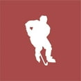 thumbnail image 2 of Great Art Now Hockey Player Silhouette - Part I by Sports Mania, Framed Wall Art, 14W x 14H, 2 of 3
