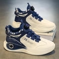 thumbnail image 3 of Men's All-Season High-Top Sneakers with Rotating Buckle Closure - Breathable PU & PVC Sole, Heavy-Duty Lace-Free Shoes for Casual, Running ,Cushioning - White/Black/Grey/Beige/Green/Golden Accent, 3 of 8