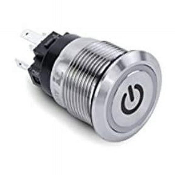 SeaStar Solutions AV10060G Push Button Power Switch, Green Halo